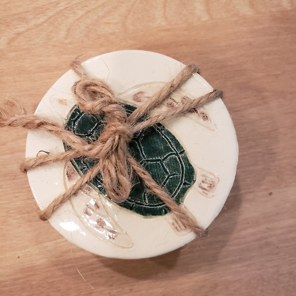 NWOT Ceramic Turtle Coasters - Picture 2 of 3